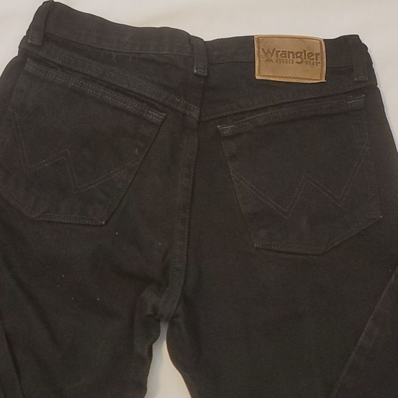 Black wrangler jeans size 29 /30 - Picture 1 of 8